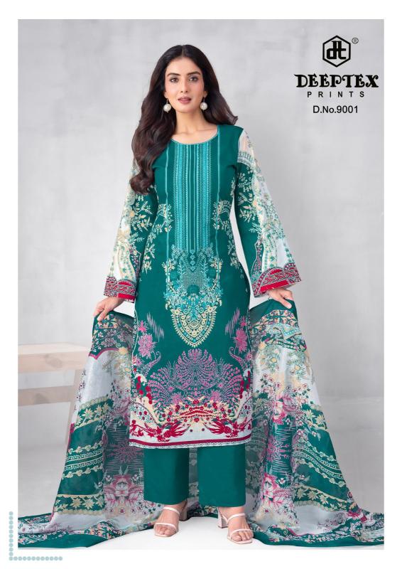 Deeptex roohi zara vol-9 cotton dress material wholesale shop